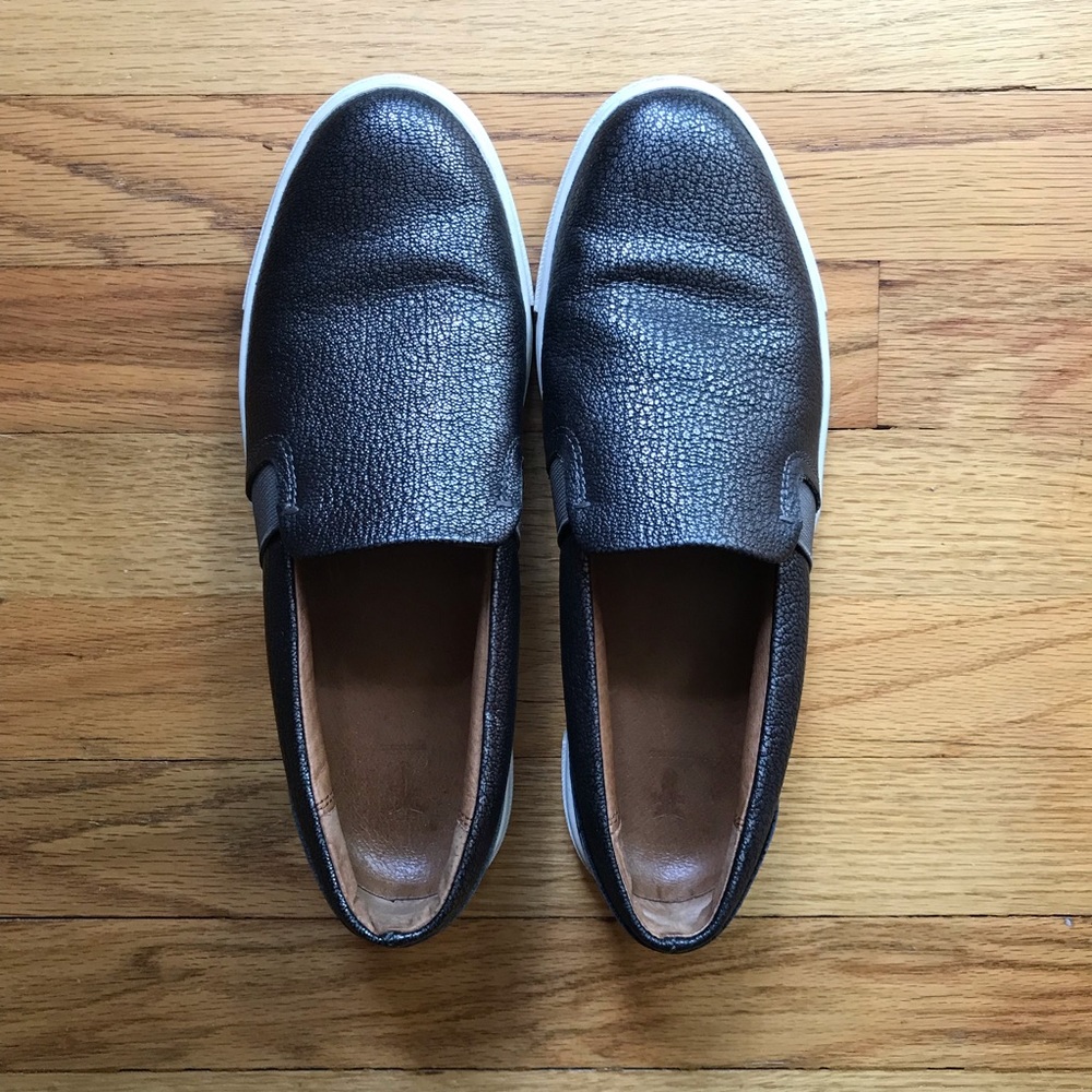FRYE Ivy Pewter slip on sneakers - dark gray